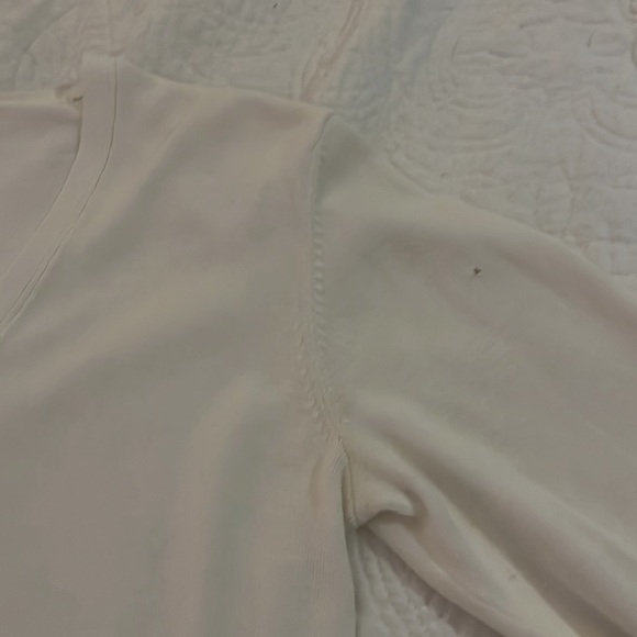 Uniqlo Cardigan - White/Cream Color - Size Small - Picture 2 of 6